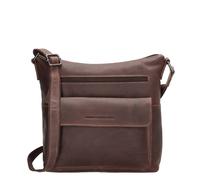 Hide & Stitches Japura Shoulderbag Large dark brown