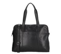 Hide & Stitches Porto Laptoptasche - 13.3" Laptopfach - mit abnehmbarem Schulterriemen - schwarz