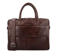 Hide & Stitches Porto Laptoptasche - 15" Laptopfach - dunkelbraun