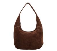 Hide & Stitches Suede Shoulderbag dark brown