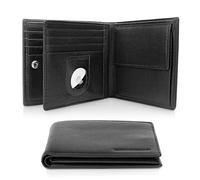 HIDES REPUBL1C® AirTag Wallet mit Münzfach und RFID-Schutz | AirTag Geldbeutel | Portmonee Herren | Leder Geldbeutel Herren | Leder Geldbörse Herren