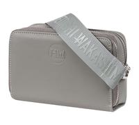 HIDETOSHI WAKASHIMA "Takameru Schultertasche, Maße Tasche: Höhe 12 x Breite 17,5 x Tiefe 7 in cm, größenverstellbarer Gurt (Grau)