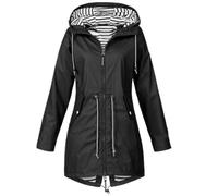 HIFI7 Damen Leichte Wasserdichte Regenjacke Regenmantel Mit Kapuze Wasserdicht Windbreaker Übergangsjacke Atmungsaktiv Mantel…