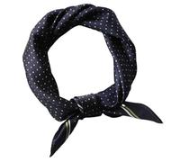 HIFRQVVC Damenschals - quadratisches Bandana, 60 x cm quadratischer Satin-Schal mit Punkten, mehrfarbig, for Damen, Hals- und Haarbeutel(No.1)