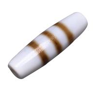 HIFRQVVC Tibetischer Achat-Dzi-Perlen-Anhänger, Natürliche Achat-Dzi-Perle, 3,8 cm x 1,1 cm x 0,5 mm, for Männer und Frauen