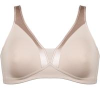 High-Apex-BH NATURANA "Body Shaping", Damen, Gr. 90, Cup D, beige (light beige), Obermaterial: 81% Polyamid, 19% Elasthan, unifarben, BHs High-Apex-BH, Glanzband, breite Träger, weich, bequem, ohne Bü
