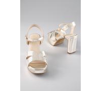 High-Heel-Pantolette ANISTON SHOES, Damen, Gr. 42, goldfarben, Lederimitat, glänzend, Schuhe, High-Heel-Sandalette, Partyschuh - NEUE KOLLEKTION (99320001-42) goldfarben
