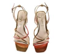 High-Heel-Pumps BUFFALO "Buffalo Buffalo April MSS - Vegan Nappa", Damen, Gr. 41, schwarz, silber, Kunstfaser, unifarben, Schuhe (11370954-41) schwarz, silber