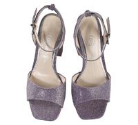 High-Heel-Pumps BUFFALO "Buffalo Buffalo Charlotte Neat - Vegan Glitter", Damen, Gr. 37, lila, Kunstfaser, unifarben, Schuhe (75707452-37) lila