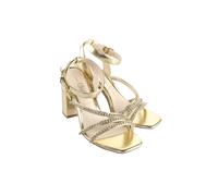 High-Heel-Pumps BUFFALO "Buffalo Charlotte Ice Vegan Nappa", Damen, Gr. 40, gold, Polyurethan, unifarben, Schuhe (18356655-40) gold