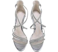 High-Heel-Pumps BUFFALO "Buffalo Damen Buffalo Makai 2 Vegan Nappa", Damen, Gr. 40, silber, Kunstfaser, unifarben, Schuhe (52567612-40) silber