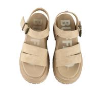 High-Heel-Pumps BUFFALO "Buffalo LENNOX TS SANDAL", Damen, Gr. 37, beige, Polyurethan, unifarben, Schuhe (15971821-37) beige
