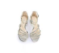 High-Heel-Pumps BUFFALO "Buffalo Lilly Glam - Vegan Nappa", Damen, Gr. 39, silber, Polyurethan, unifarben, Schuhe (45884662-39) silber