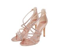 High-Heel-Pumps BUFFALO "Buffalo Makai 2 Vegan Nappa", Damen, Gr. 40, rosegold, Leder, unifarben, Schuhe (27977955-40) rosegold