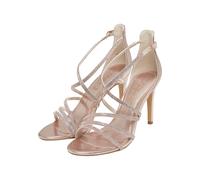 High-Heel-Pumps BUFFALO "Buffalo Makai 2 Vegan Nappa", Damen, Gr. 41, rosegold, Leder, unifarben, Schuhe (27977955-41) rosegold