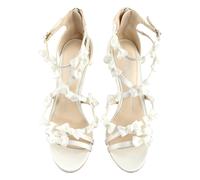 High-Heel-Pumps BUFFALO "Buffalo YANA LB", Damen, Gr. 40, ivory, Textil, unifarben, Schuhe (51611112-40) ivory