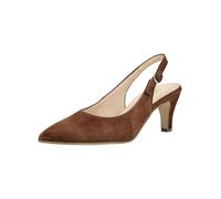 Slingpumps GABOR "Slingpumps", Damen, Gr. 38,5, braun, Schuhe Slingpumps (78628626-38,5) braun