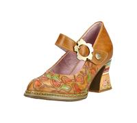 High-Heel-Pumps LAURA VITA "LAURA VITA Pumps Leder", Damen, Gr. 37, braun, rot, Leder, Schuhe (44978227-37) braun, rot