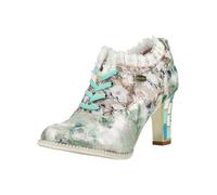 High-Heel-Pumps LAURA VITA "LAURA VITA Stiefelette Textil", Damen, Gr. 40, bunt (grau, blau), Textil, Schuhe (47294529-40) grau, blau