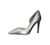 High-Heel-Pumps NERO GIARDINI "Nero Giardini Pumps Leder", Damen, Gr. 38, silber, Leder, Schuhe (53410307-38) silber