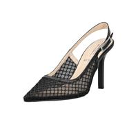 High-Heel-Pumps NERO GIARDINI "Nero Giardini Pumps Leder/Textil", Damen, Gr. 37, schwarz, Leder, Textil, Schuhe (90758015-37) schwarz