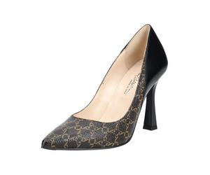 High-Heel-Pumps NERO GIARDINI "Nero Giardini Pumps Leder/Textil", Damen, Gr. 38, moro, Leder, Textil, Schuhe High-Heel-Pumps (91572169-38)