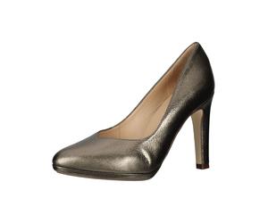 High-Heel-Pumps PETER KAISER "Peter Kaiser Pumps Leder", Damen, Gr. 40,5, gold, Leder, Schuhe (92858153-40,5) gold