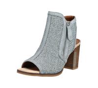 High-Heel-Sandalette MUSTANG SHOES "Mustang Shoes Sandalen Lederimitat/Textil", Damen, Gr. 41, blau, Lederimitat, Textil, Schuhe (22545563-41) blau