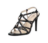 High-Heel-Sandalette NERO GIARDINI "Nero Giardini Sandalen Leder", Damen, Gr. 36, schwarz, Leder, Schuhe (82364420-36) schwarz