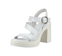 High-Heel-Sandalette NERO GIARDINI "Nero Giardini Sandalen Leder", Damen, Gr. 37, weiß, Leder, Schuhe (18851545-37) weiß