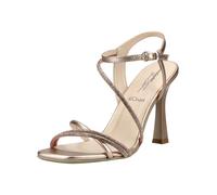 High-Heel-Sandalette NERO GIARDINI "Nero Giardini Sandalen Leder", Damen, Gr. 38, gold, Leder, Schuhe (84822112-38) gold
