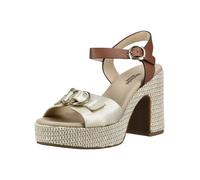 High-Heel-Sandalette NERO GIARDINI "Nero Giardini Sandalen Leder", Damen, Gr. 39, sand, Leder, Schuhe (96082202-39) sand