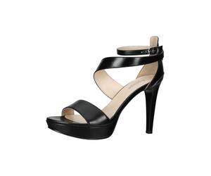 High-Heel-Sandalette NERO GIARDINI "Nero Giardini Sandalen Nappaleder", Damen, Gr. 37, schwarz, Nappaleder, Schuhe (33742341-37) schwarz