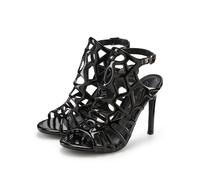 High-Heel-Sandalette "Sandalette mit Cut-Outs", Damen, Gr. 36, schwarz, Obermaterial: 100% Polyurethan. Decksohle: 100% Lederimitat. Futter: 100% Polyurethan. Laufsohle: 100% Synthetik, LASCANA BELLE 