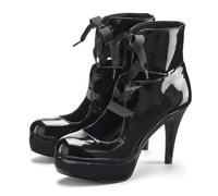 High-Heel-Sandalette LASCANA BELLE AFFAIRE Gr. 40, schwarz Damen Schuhe Schnürpumps Schnürstiefelette Schaftpumps (51791022-40) schwarz