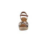 High-Heel-Sandalette TOM TAILOR "Tom Tailor High Sandal", Damen, Gr. 36, beige, multi, Schuhe (20650362-36) beige, multi