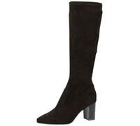 High-Heel-Stiefel CAPRICE "Caprice Stiefel Veloursleder", Damen, Gr. 37, schwarz, Veloursleder, Schuhe (30566569-37) schwarz