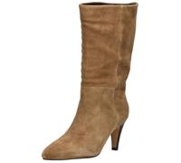 High-Heel-Stiefel INUOVO "INUOVO Stiefel Veloursleder", Damen, Gr. 41, braun, Veloursleder, Schuhe (74806852-41) braun