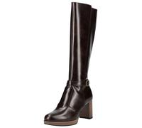 High-Heel-Stiefel NERO GIARDINI "Nero Giardini Stiefel Leder", Damen, Gr. 38, braun (dunkelbraun), Leder, Schuhe (89203841-38) dunkelbraun