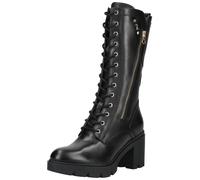 High-Heel-Stiefel NERO GIARDINI "Nero Giardini Stiefel Leder", Damen, Gr. 38, schwarz, Leder, Schuhe (26290109-38) schwarz