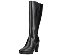 High-Heel-Stiefel NERO GIARDINI "Nero Giardini Stiefel Leder", Damen, Gr. 39, schwarz, Leder, Schuhe (88416558-39) schwarz