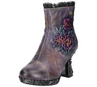 LAURA VITA High Heels Lila Blockabsatz für Damen - 40