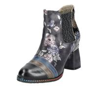 Laura Vita Stiefelette Leder/Textil Schwarz - 35