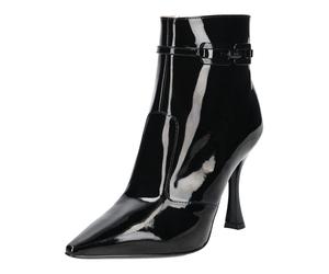 High-Heel-Stiefelette NERO GIARDINI "Nero Giardini Stiefelette Leder", Damen, Gr. 39, schwarz (schwarz lack), Leder, Schuhe (77642660-39) schwarz lack