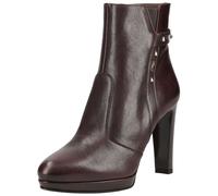 High-Heel-Stiefelette NERO GIARDINI "Nero Giardini Stiefelette Leder", Damen, Gr. 40, Leder, braun (ebony), Schuhe (43711057-40) ebony