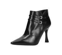 High-Heel-Stiefelette NERO GIARDINI "Nero Giardini Stiefelette Leder", Damen, Gr. 40, schwarz, Leder, Schuhe (39773154-40) schwarz