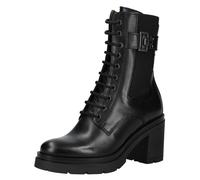 High-Heel-Stiefelette NERO GIARDINI "Nero Giardini Stiefelette Leder/Textil", Damen, Gr. 37, schwarz, Leder, Textil, Schuhe (57430853-37) schwarz
