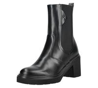High-Heel-Stiefelette NERO GIARDINI "Nero Giardini Stiefelette Leder/Textil", Damen, Gr. 40, schwarz, Leder, Textil, Schuhe (95387104-40) schwarz