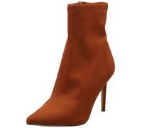 High-Heel-Stiefelette STEVE MADDEN "STEVE MADDEN Stiefelette Leder", Damen, Gr. 39, caramel, Leder, Schuhe (24051647-39) caramel