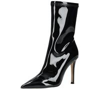 High-Heel-Stiefelette STEVE MADDEN "STEVE MADDEN Stiefelette Lederimitat", Damen, Gr. 40, schwarz lack, Lederimitat, Schuhe (40507426-40) schwarz lack